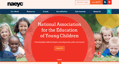 Desktop Screenshot of naeyc.org